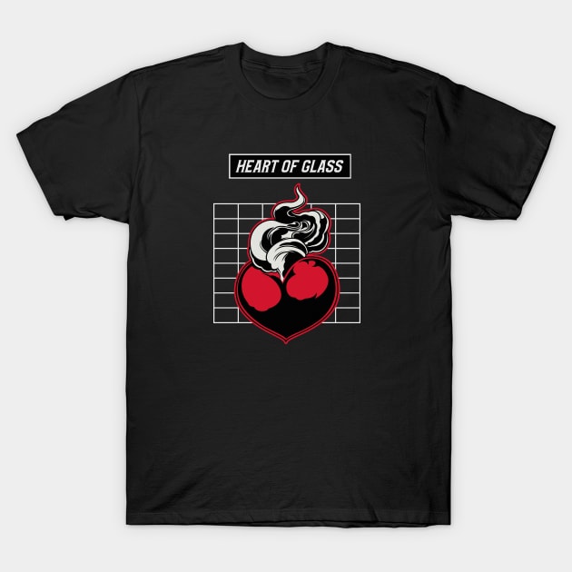 Heart of Glass T-Shirt by Vintage Oldschool Apparel 